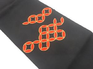 塩瀬金彩七宝模様名古屋帯